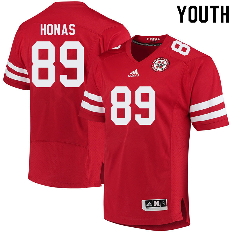 Youth #89 Todd Honas Nebraska Cornhuskers College Football Jerseys Sale-Red